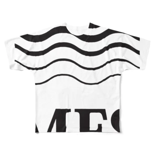 MFS room trim5(黒) All-Over Print T-Shirt