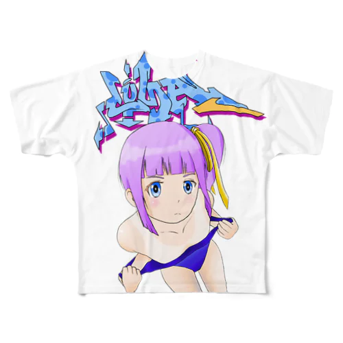 オリキャラT フルグラフィックTシャツ