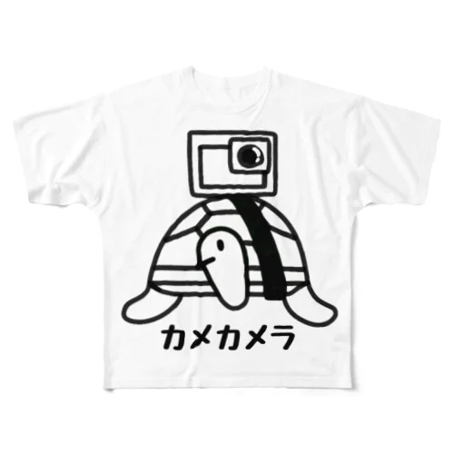 カメカメラ All-Over Print T-Shirt