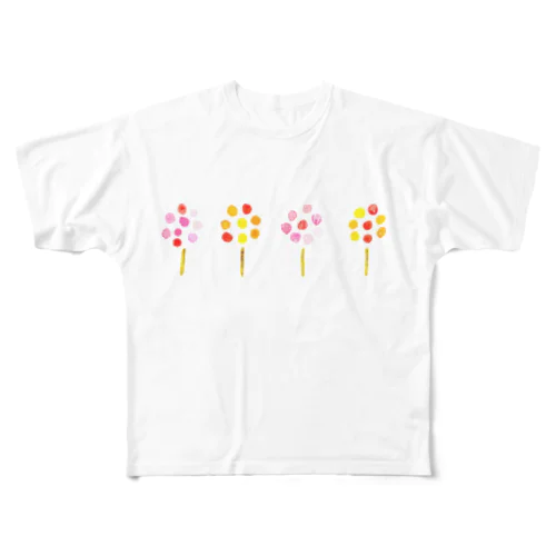 fleur All-Over Print T-Shirt