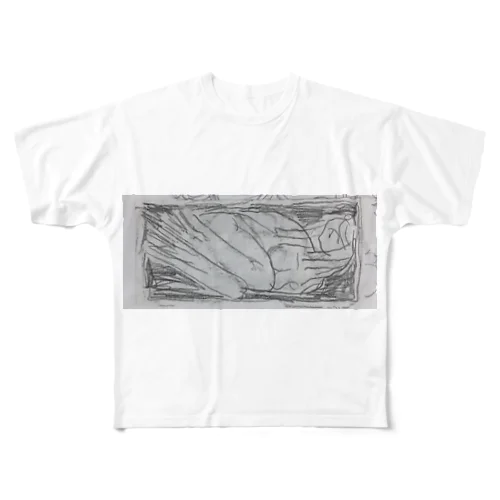 「鳥」 フルグラフィックTシャツ