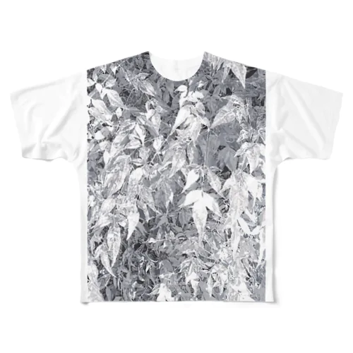 照らされていた葉Ｔシャツ All-Over Print T-Shirt