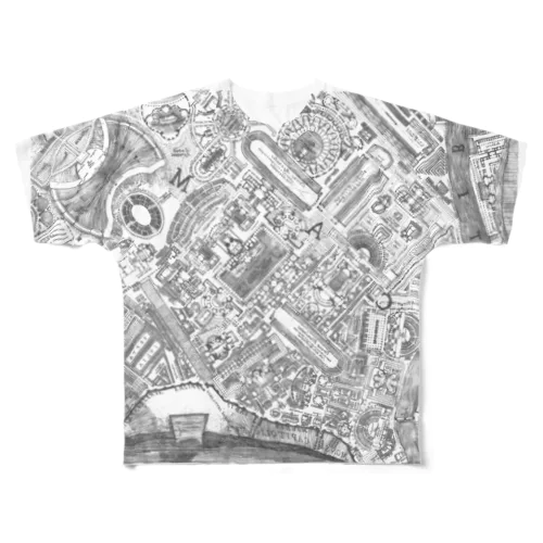 ピラネージ All-Over Print T-Shirt