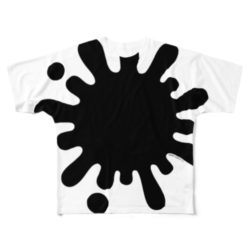 【各20点限定】Drip (black) All-Over Print T-Shirt