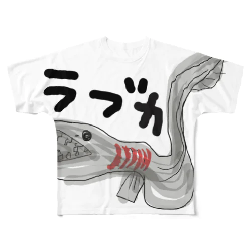 ラブカちゃん All-Over Print T-Shirt