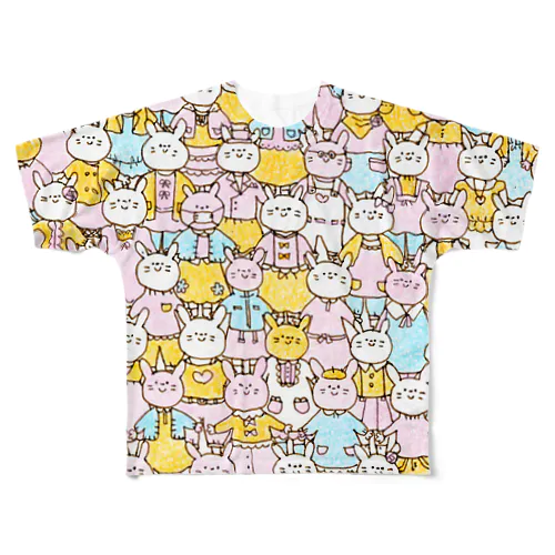 うさぎちゃん！ フルグラフィックTシャツ