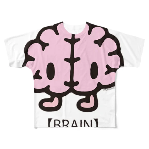 【各20点限定】ゴゾーロッパーズ【BRAIN】 All-Over Print T-Shirt