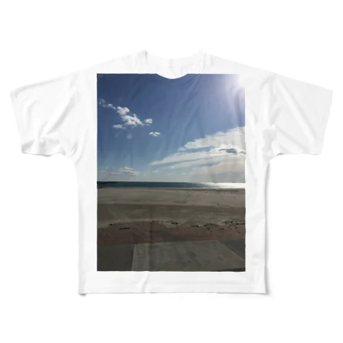 とある綺麗な海。 All-Over Print T-Shirt
