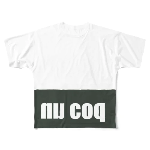 nu coq フルグラフィックTシャツ