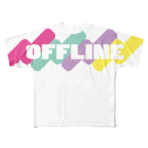 OFFLINE フルグラフィックTシャツ