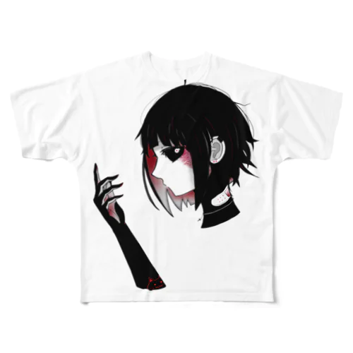 人外娘 All-Over Print T-Shirt