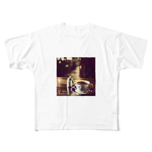 CoffeeTime フルグラフィックTシャツ