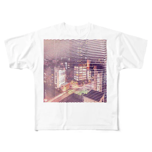 Kyoju-ku フルグラフィックTシャツ