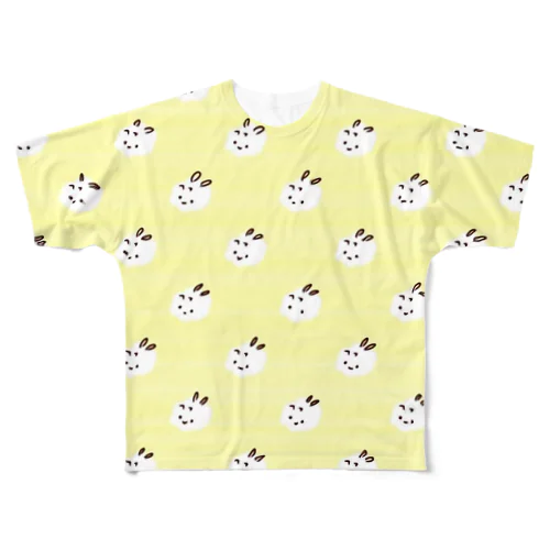 クマバチと水玉 All-Over Print T-Shirt