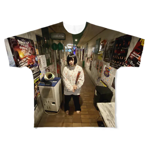 地獄のみきちゃん【憧れの味園】 All-Over Print T-Shirt