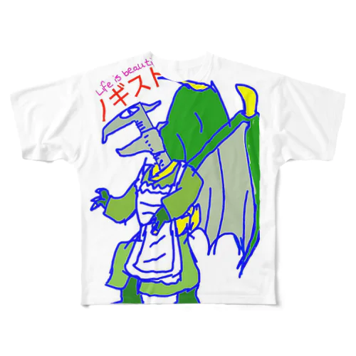 FT☆☆☆　ノギスドン フルグラフィックTシャツ