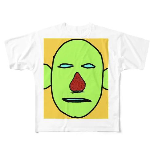 Strawberry nose フルグラフィックTシャツ