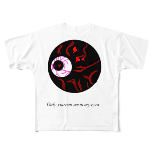 目玉T All-Over Print T-Shirt