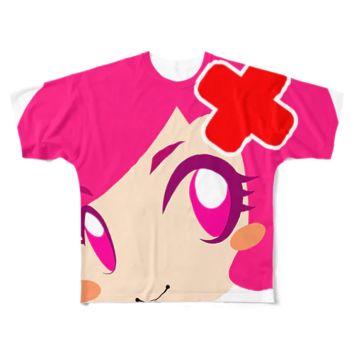 全力回避！コロナちゃん All-Over Print T-Shirt