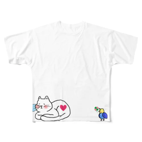 恋に気づかない All-Over Print T-Shirt