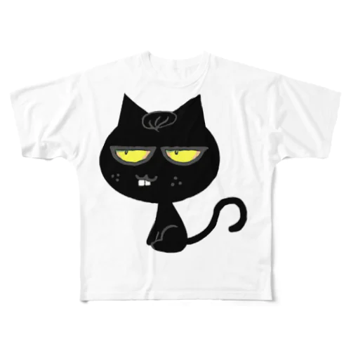 リーリーCAT フルグラフィックTシャツ