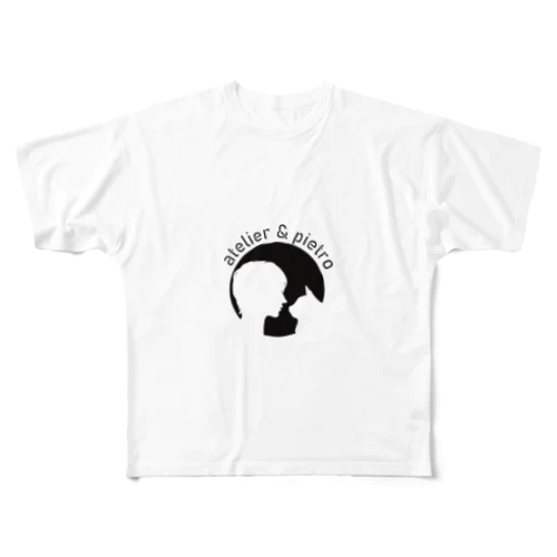 oshima Black フルグラフィックTシャツ