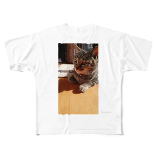 愛猫ミミ All-Over Print T-Shirt