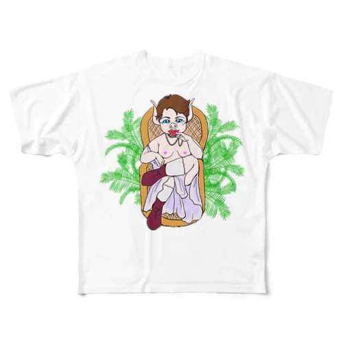 セクシートントン　エマニエル All-Over Print T-Shirt