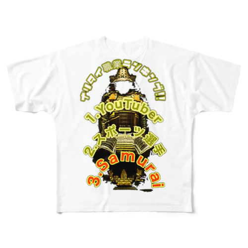 Samuraiシリーズ All-Over Print T-Shirt