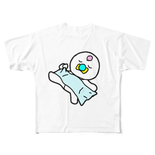 はげちょびんちゃん フルグラフィックTシャツ