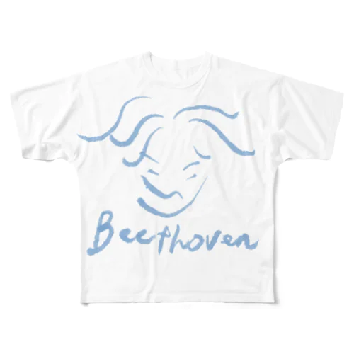 ベートーヴェン　Beethoven All-Over Print T-Shirt