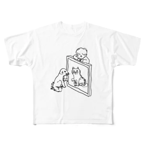 鏡 All-Over Print T-Shirt