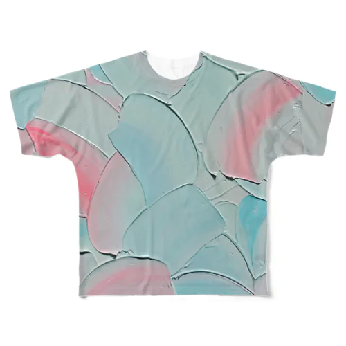 Cotton candy sea  フルグラフィックTシャツ