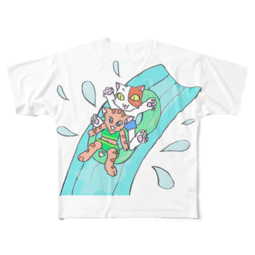 さくらんぼねこコレクション2 All-Over Print T-Shirt