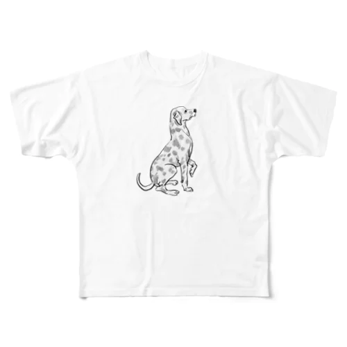 だるめしあんくん フルグラフィックTシャツ