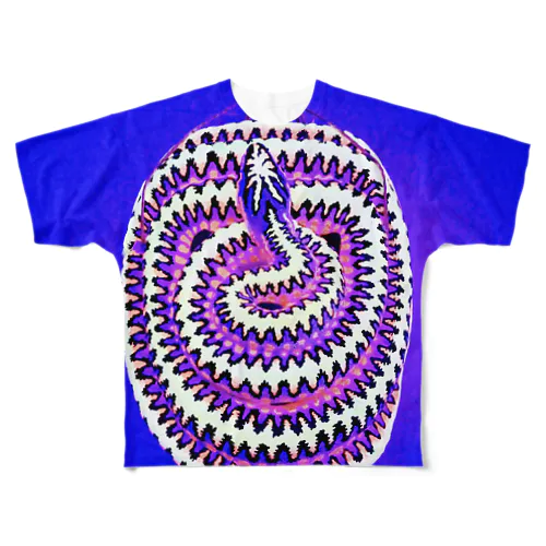 Glow Snake All-Over Print T-Shirt