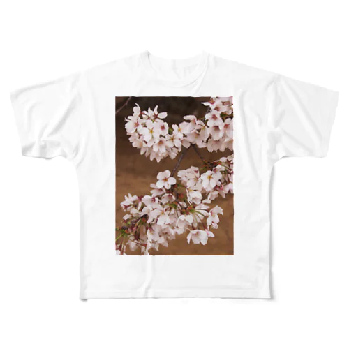 桜　サクラ　cherry blossom DATA_P_106 フルグラフィックTシャツ