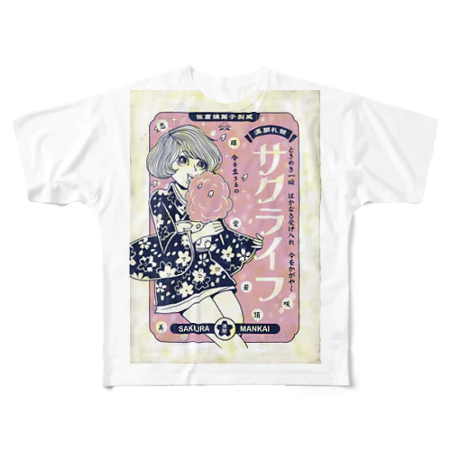 サクライフ All-Over Print T-Shirt