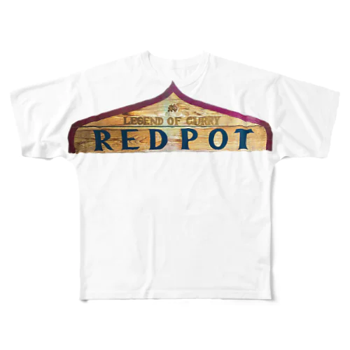 REDPOT 10年看板 フルグラフィックTシャツ