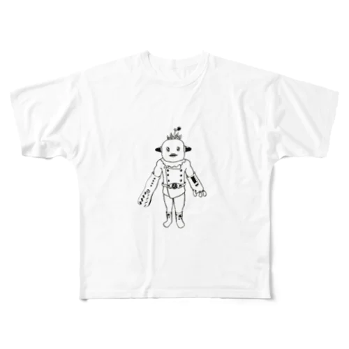 イマジナリーフレンド(大ハサミ) フルグラフィックTシャツ