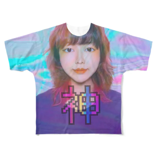 神てい All-Over Print T-Shirt