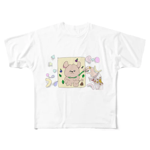 ゆるプー アイテム All-Over Print T-Shirt