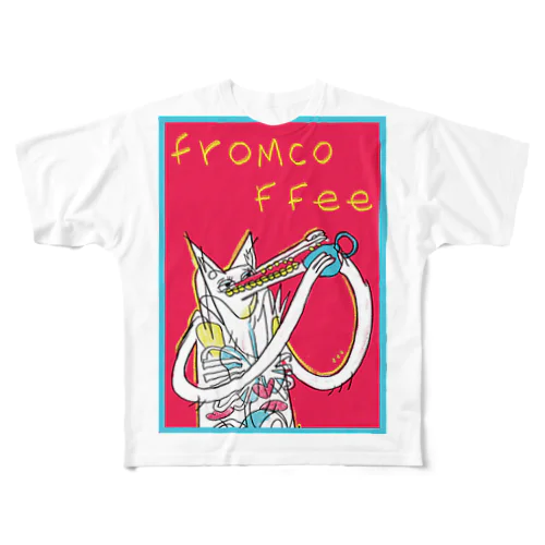 fromcoffee Tシャツ Type-M All-Over Print T-Shirt