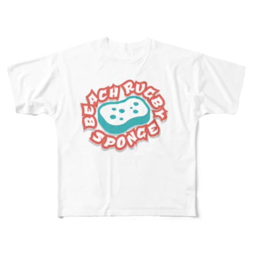 BEACH RUGBY SPONGE All-Over Print T-Shirt