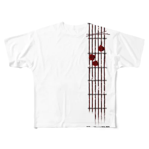 F code 縦 All-Over Print T-Shirt