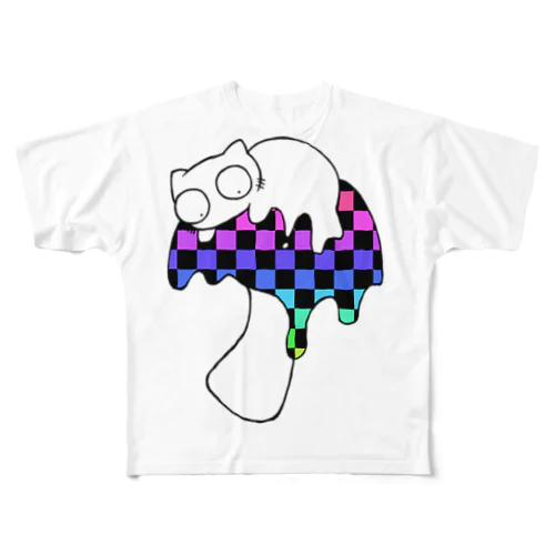 mushroom All-Over Print T-Shirt