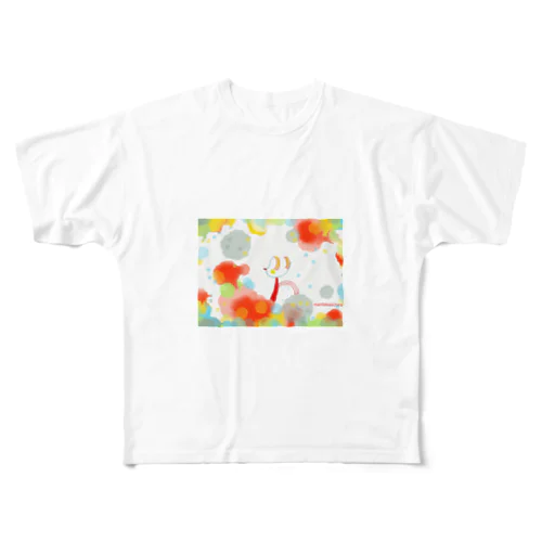 03お花畑 All-Over Print T-Shirt