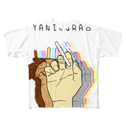 YANIKURA。Tシャツ フルグラフィックTシャツ