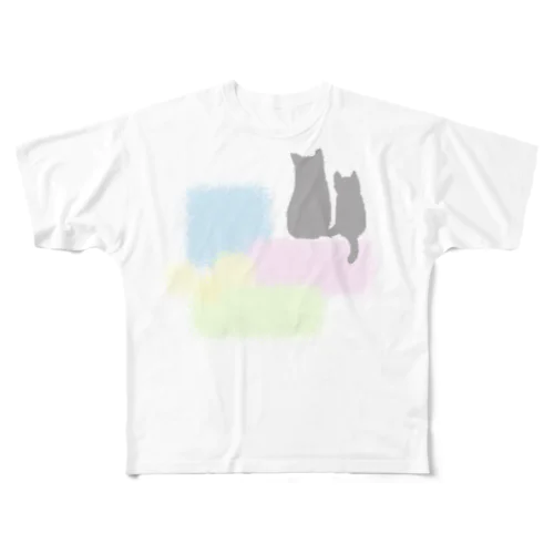 春色ねこ All-Over Print T-Shirt