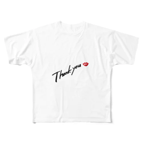 Thank you Tシャツ All-Over Print T-Shirt